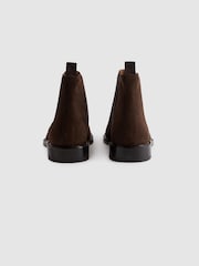 Reiss Brown Renor Suede Chelsea Boots - Image 4 of 4