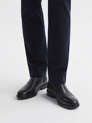 Reiss Black Renor Leather Chelsea Boots - Image 3 of 6