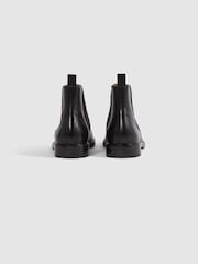 Reiss Black Renor Leather Chelsea Boots - Image 4 of 6