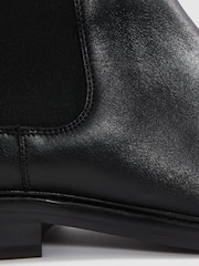 Reiss Black Renor Leather Chelsea Boots - Image 5 of 6
