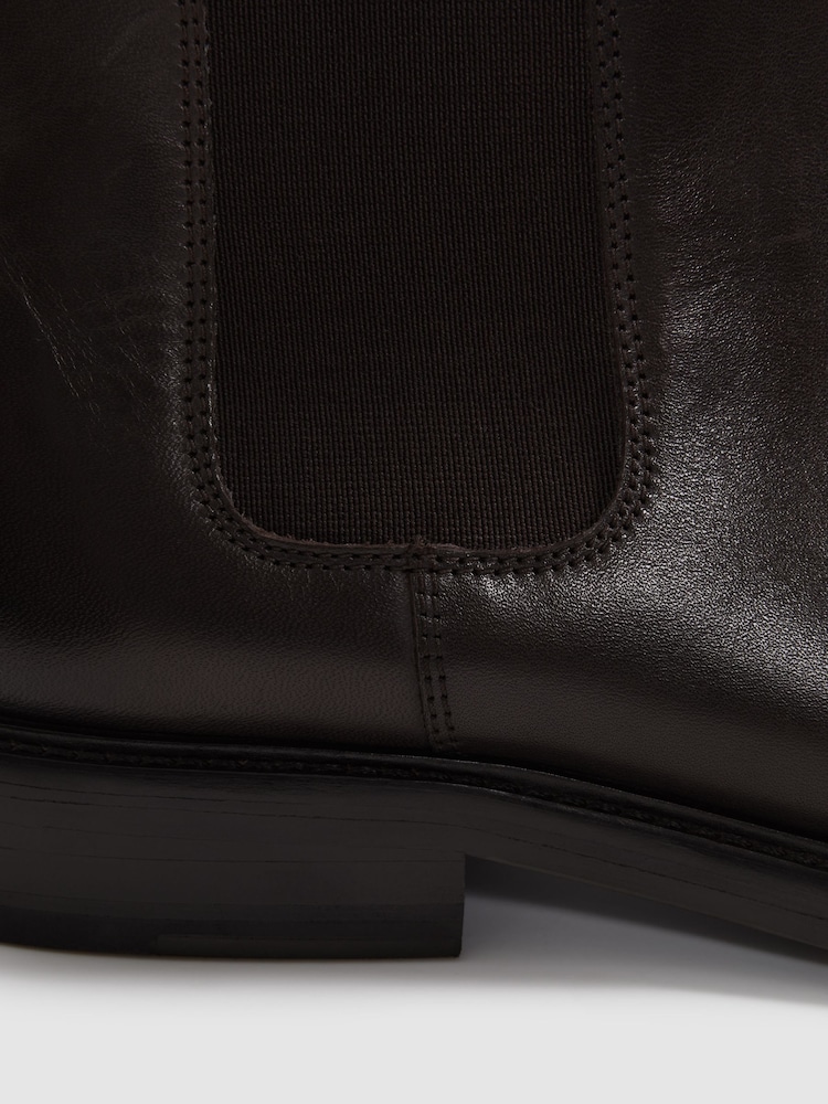 Reiss Brown Renor Leather Chelsea Boots - Image 5 of 6