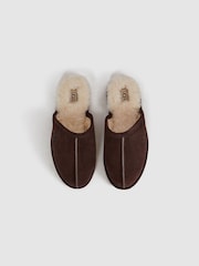 UGG Dusted Cocoa Sheepskin Slippers - Image 3 of 6