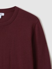 Reiss Brick Red Wessex Merino Wool Crew Neck Jumper - Image 5 of 6