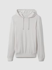 Reiss Snow Holland Merino Wool Drawstring Hoodie - Image 2 of 7