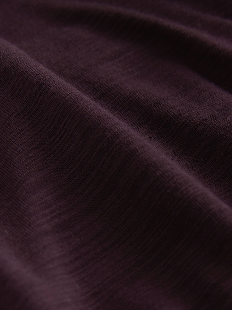 Burgundy Red Active Crew Neck Lightweight Short Sleeve T-Shirt - Image 2 of 3 Burgundy Red Active Crew Neck Lightweight Short Sleeve T-Shirt - Image 2 of 3