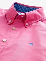 Pink - Kurzärmeliges Oxford-Hemd aus 100% Baumwolle - Bild 7 von 8