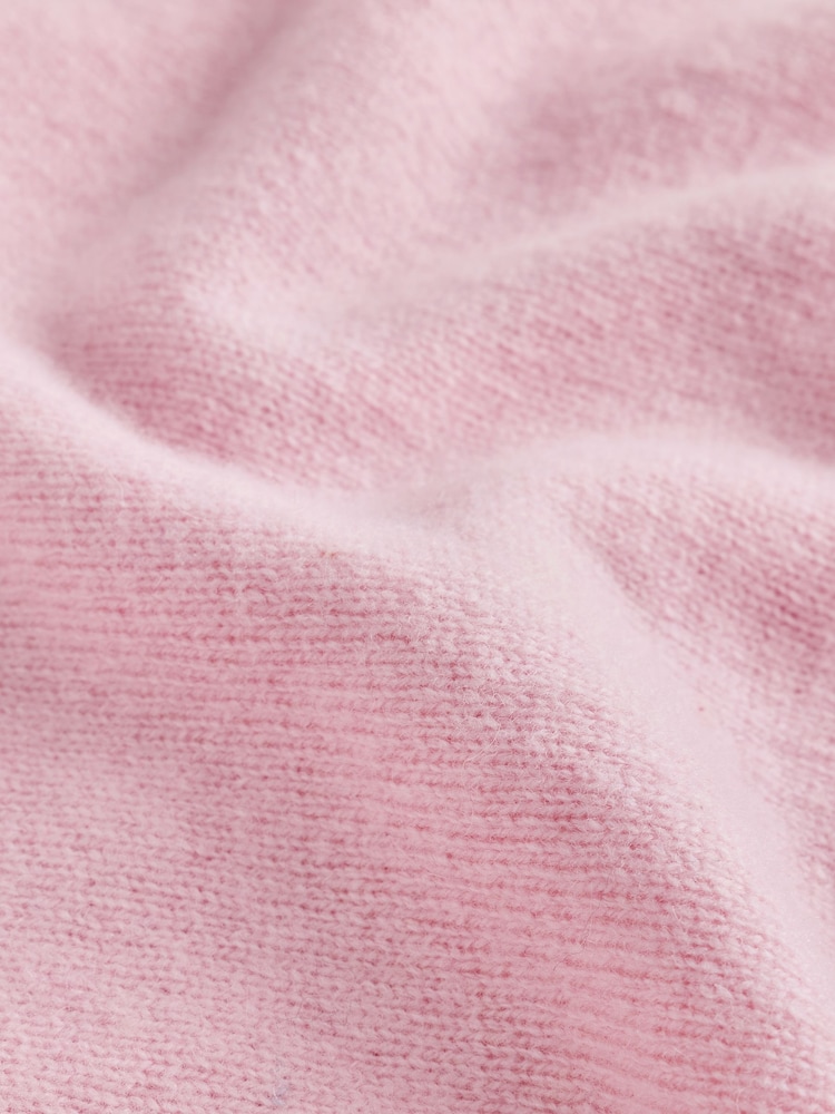 Pink N.Premium Merino Wool V-Neck Jumper - Image 2 of 3 Pink N.Premium Merino Wool V-Neck Jumper - Image 2 of 3