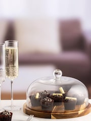 Ravenshead Selected Cheese or Cake Dome and Wooden Board - Image 2 of 3