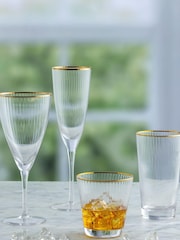 Ravenshead Roma Champagine Flute Glasses Set of 4 - Image 2 of 4