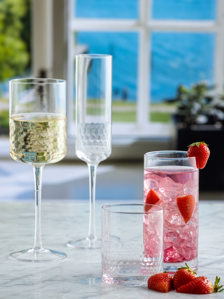 Ravenshead Pisa Champagne Flute Glasses Set of 4 - Image 2 of 3
