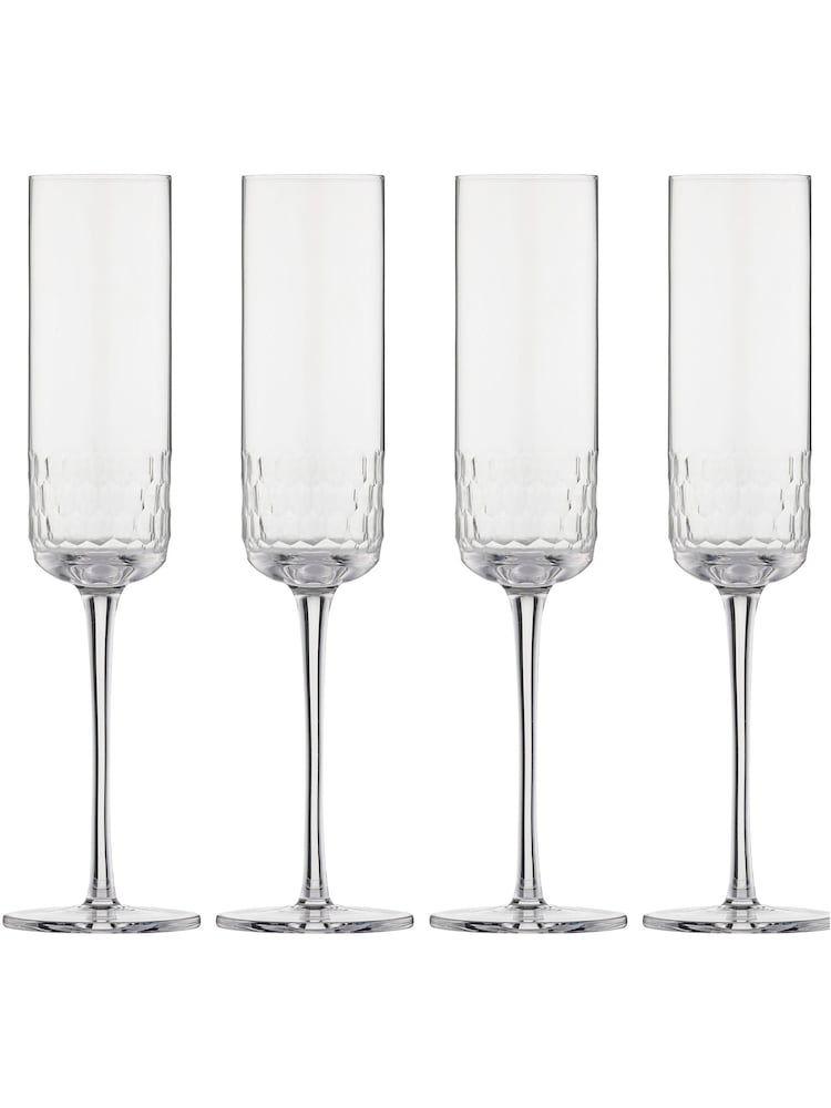 Ravenshead Pisa Champagne Flute Glasses Set of 4 - Image 3 of 3