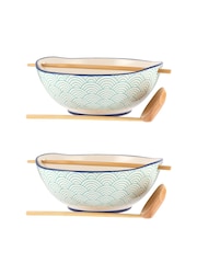 Typhoon World Food Noodle Soup Bowl Set of 2 - Image 4 of 4