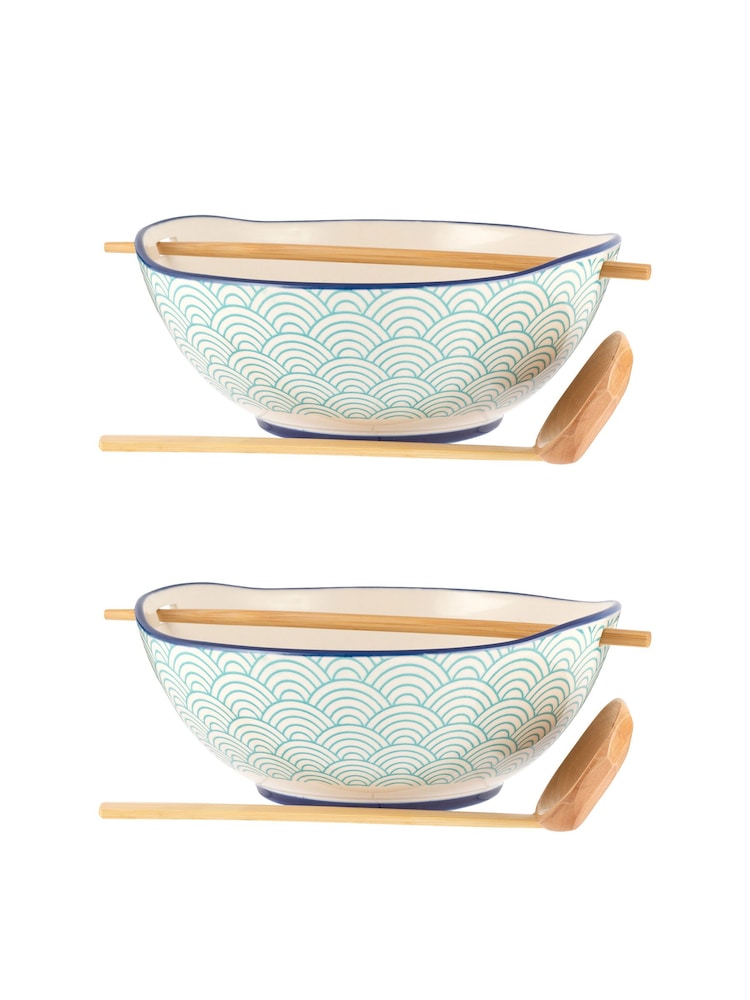Typhoon World Food Noodle Soup Bowl Set of 2 - Image 4 of 4