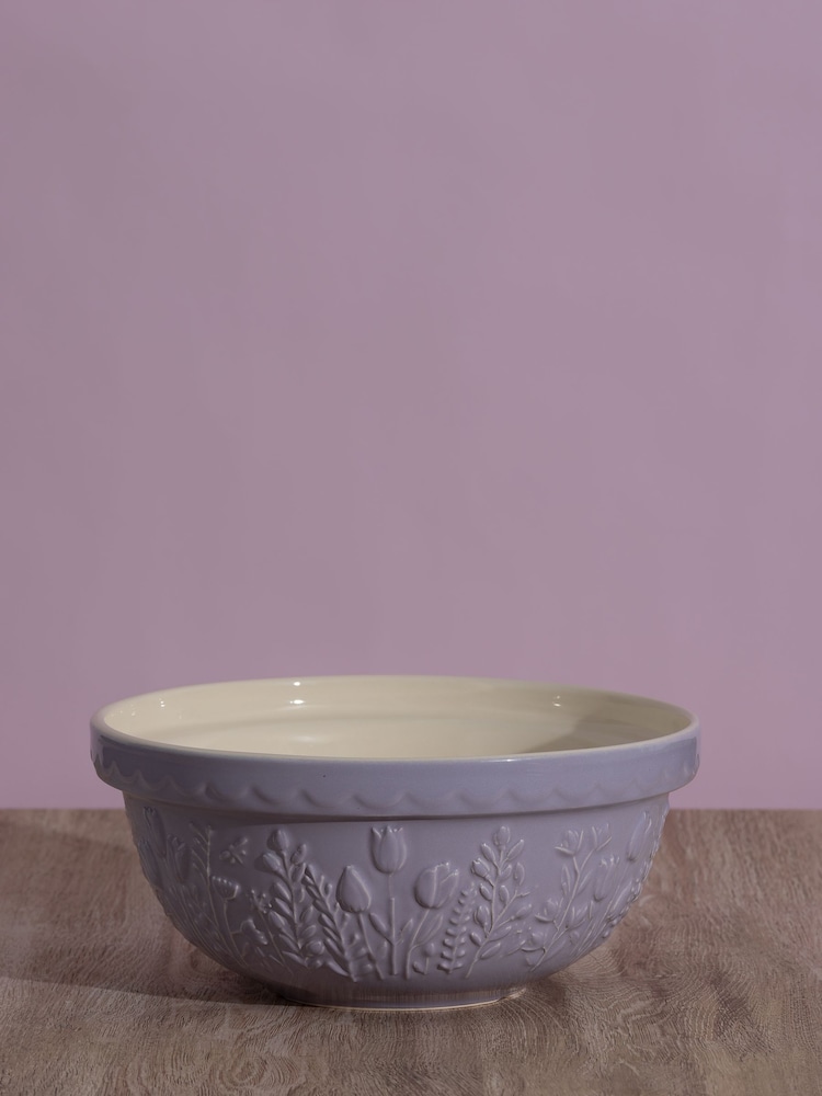 Mason Cash Lilac In the Meadow Tulip Mixing Bowl - Image 1 of 4