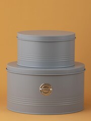 Typhoon Grey Living Cake Tins Set of 2 - Image 1 of 3