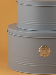 Typhoon Grey Living Cake Tins Set of 2 - Image 2 of 3