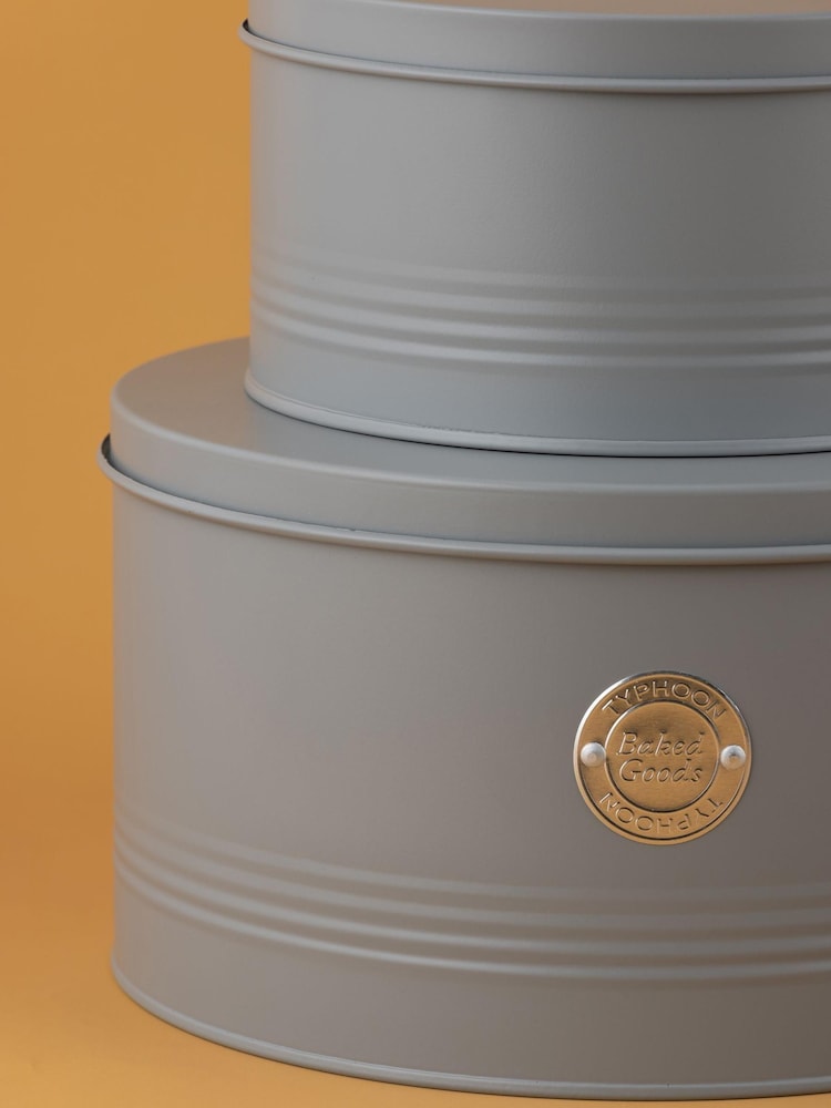 Typhoon Grey Living Cake Tins Set of 2 - Image 2 of 3