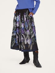 Thought Sylva Tencel™ Crepe Black Skirt - Image 3 of 6