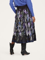 Thought Sylva Tencel™ Crepe Black Skirt - Image 4 of 6