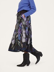 Thought Sylva Tencel™ Crepe Black Skirt - Image 5 of 6