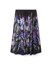 Thought Sylva Tencel™ Crepe Black Skirt - Image 6 of 6