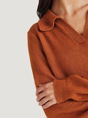 Thought Natural Corinia Organic Cotton Knitted Shift Dress - Image 5 of 6