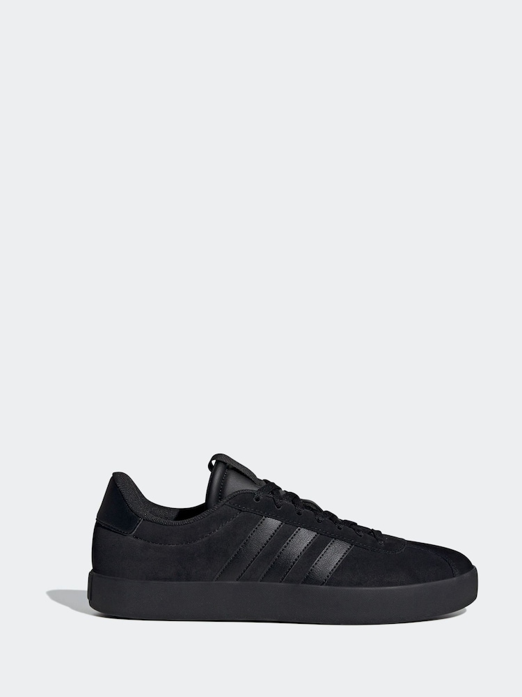 adidas Black VL Court Trainers - Image 1 of 9