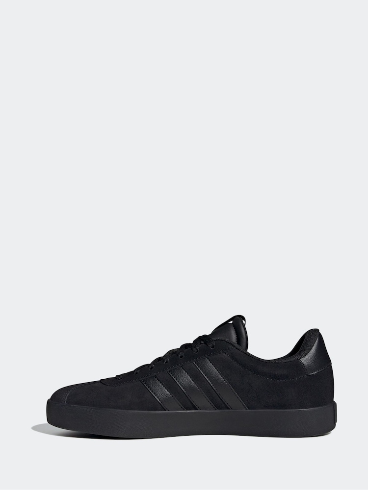 adidas Black VL Court Trainers - Image 2 of 9