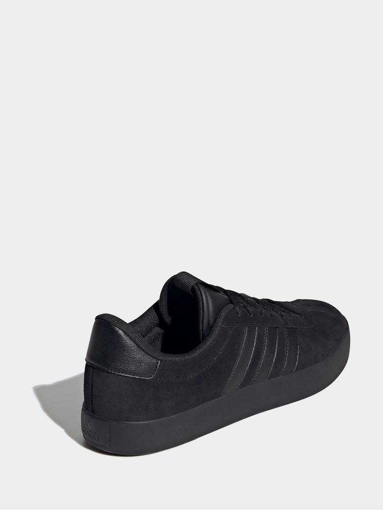 adidas Black VL Court Trainers - Image 3 of 9