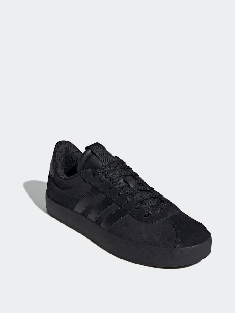 adidas Black VL Court Trainers - Image 4 of 9