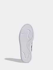 adidas White/Black Courtblock Trainers - Image 7 of 9