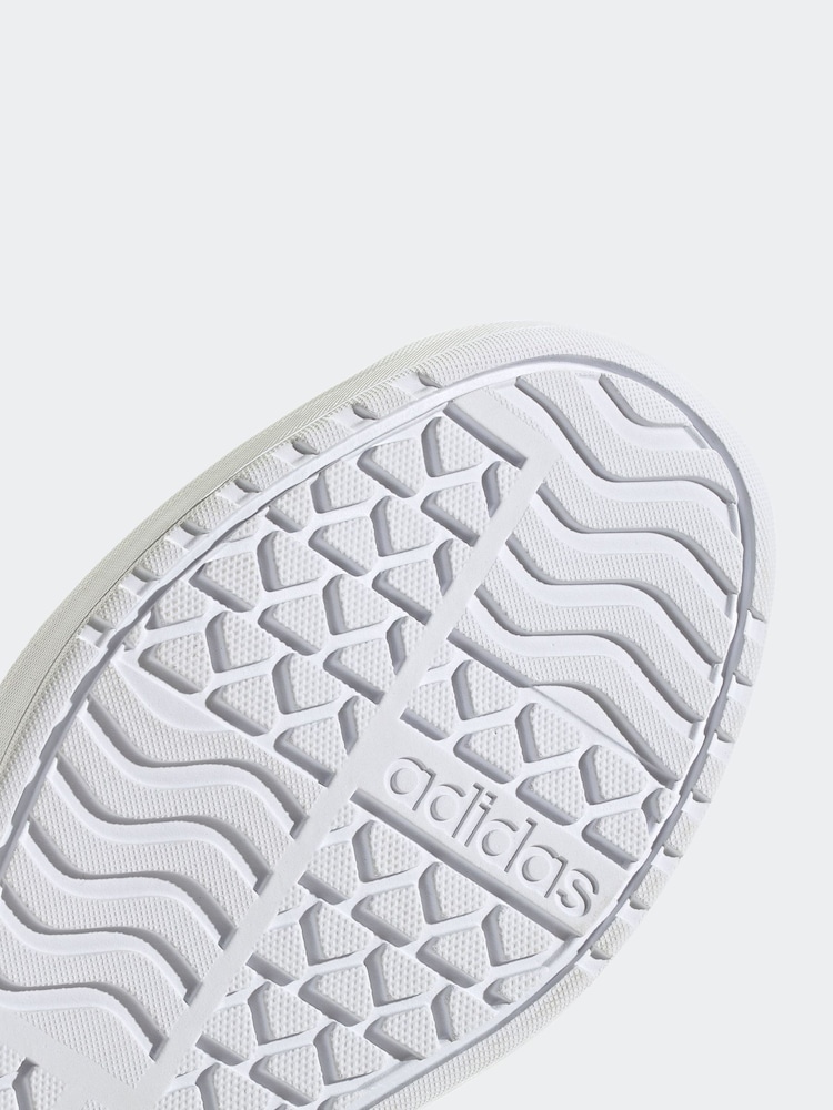 adidas Black/White VL Court Bold Trainers - Image 10 of 10