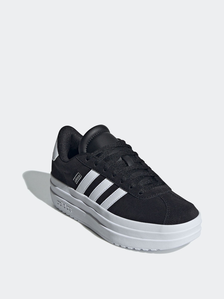 Czarny/biały - adidas VL Court Bold Trainers - Image 4 of 10