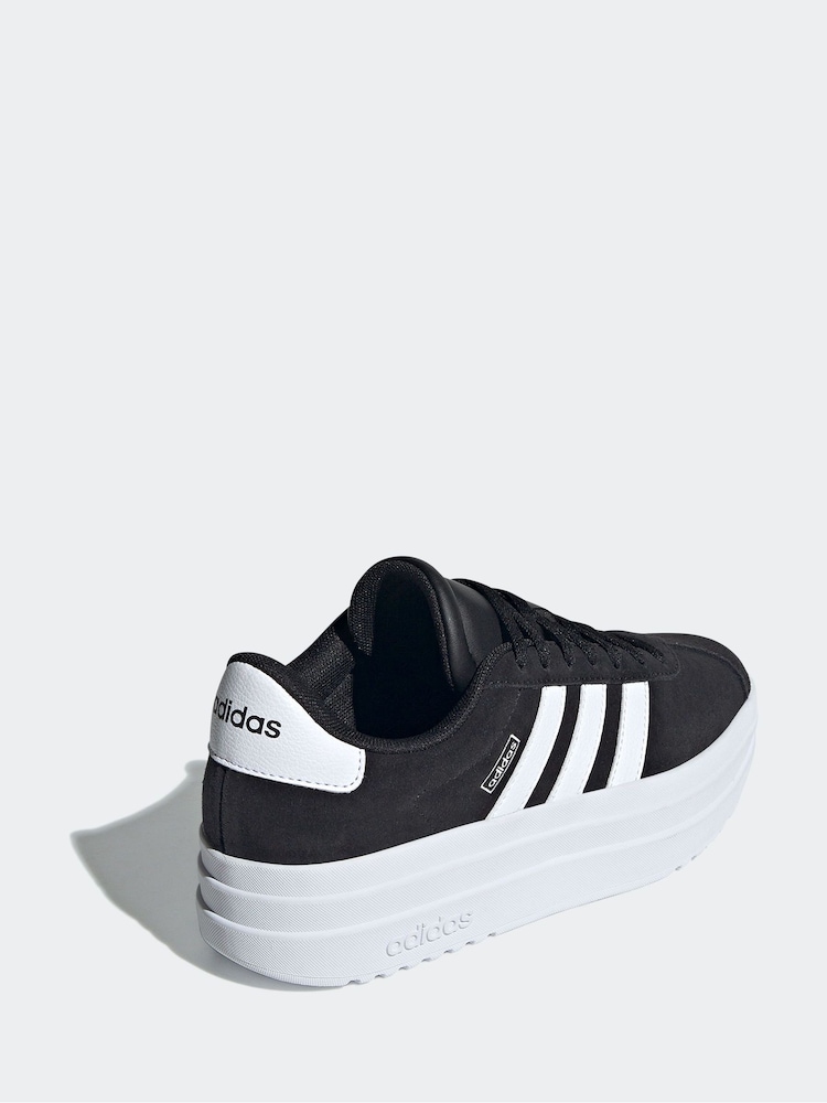 Czarny/biały - adidas VL Court Bold Trainers - Image 5 of 10