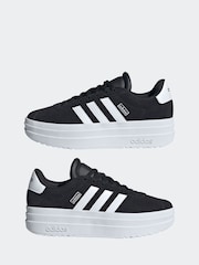 adidas Black/White VL Court Bold Trainers - Image 6 of 10