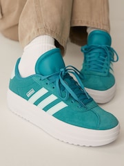 Bleu/Blanc - adidas baskets VL Court Bold - Image 1 de 11