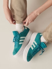 Bleu/Blanc - adidas baskets VL Court Bold - Image 2 de 11