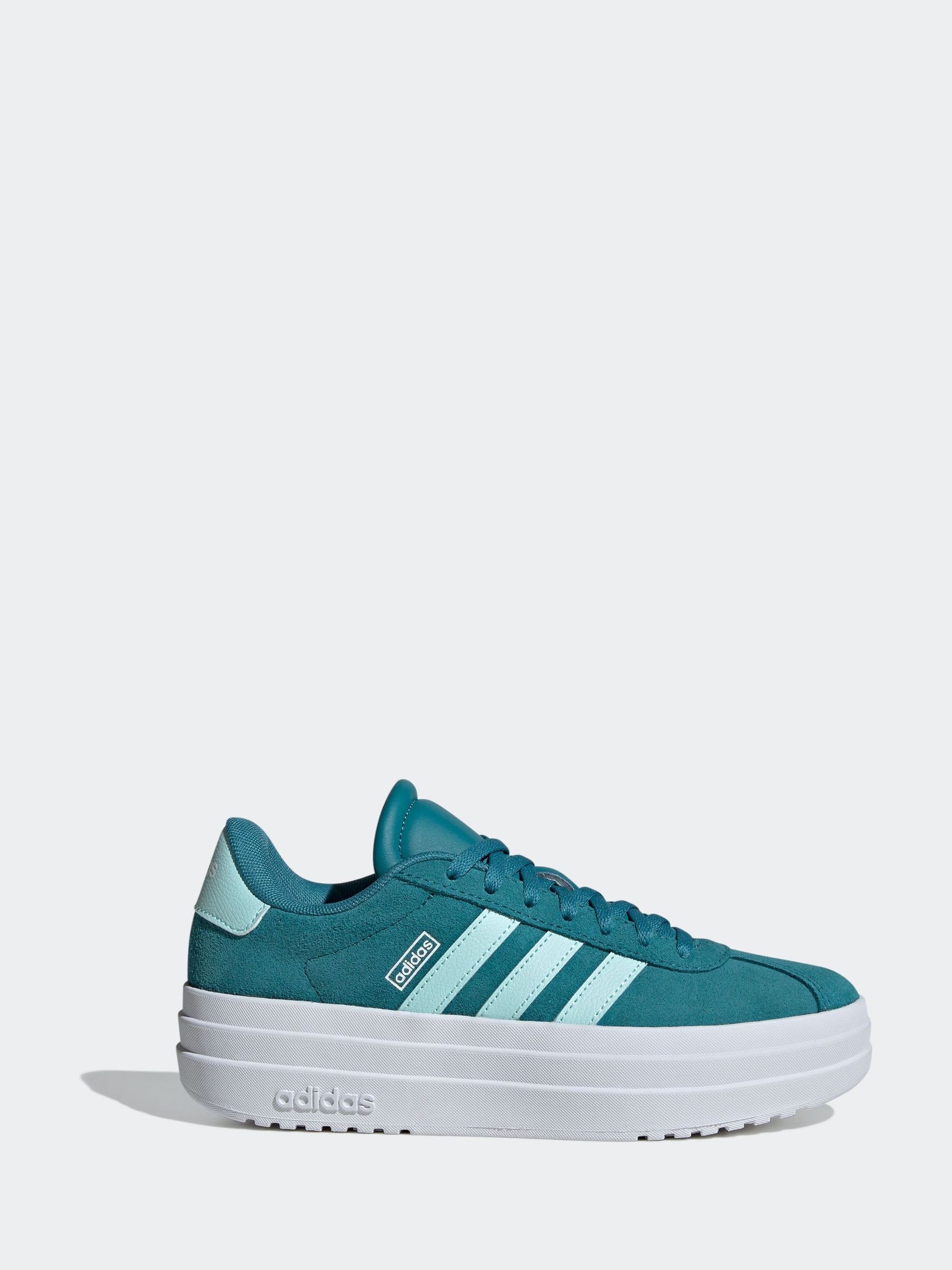 adidas Blue White Junior VL Court Bold Trainers