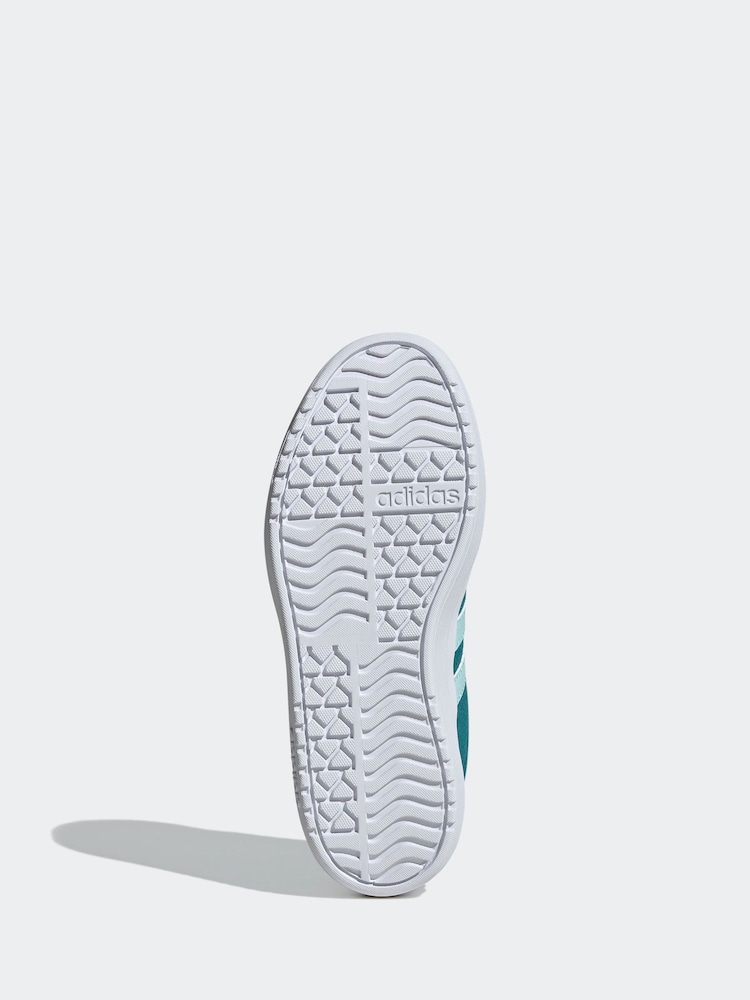 adidas Blue/White VL Court Bold Trainers - Image 9 of 11