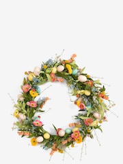Green Easter Egg Large Floral Wreath - Image 3 of 3
