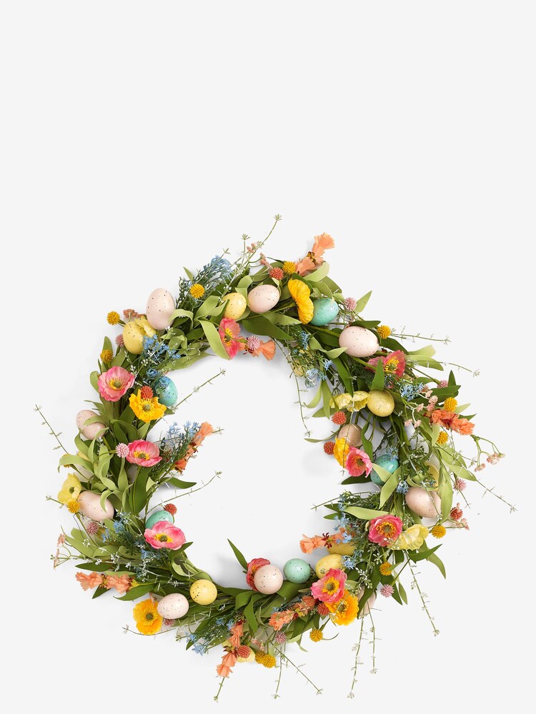 Green Easter Egg Large Floral Wreath - Image 3 of 3