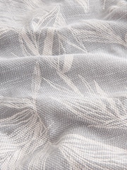 Grey 100% Cotton Textured Floral Short Sleeve Oxford Shirt - Image 7 of 7