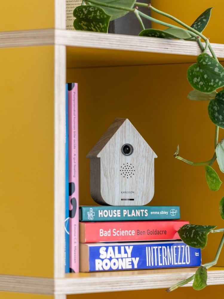 Karlsson White Wash Modern Cuckoo Sound Box - Image 1 of 5 Karlsson White Wash Modern Cuckoo Sound Box - Image 1 of 5