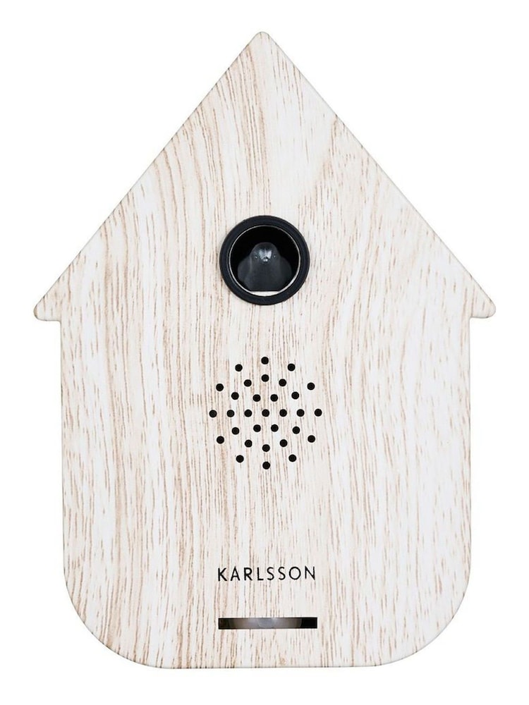 Karlsson White Wash Modern Cuckoo Sound Box - Image 2 of 5 Karlsson White Wash Modern Cuckoo Sound Box - Image 2 of 5