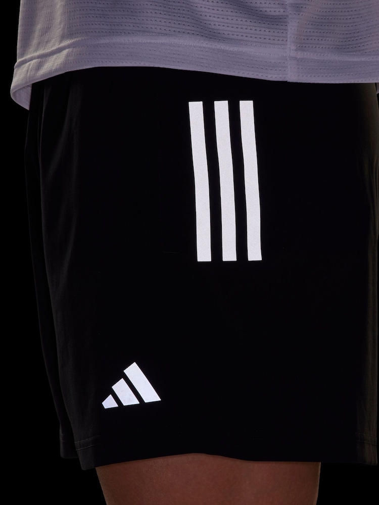 Zwart - adidas Own The Run short - Image 4 of 6