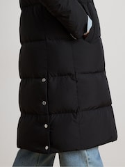 Lauren Ralph Lauren Double Layer Shawl Collar Long Padded Coat - Bild 3 av 7