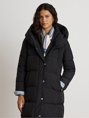 Lauren Ralph Lauren Double Layer Shawl Collar Long Padded Coat - Bild 4 av 7