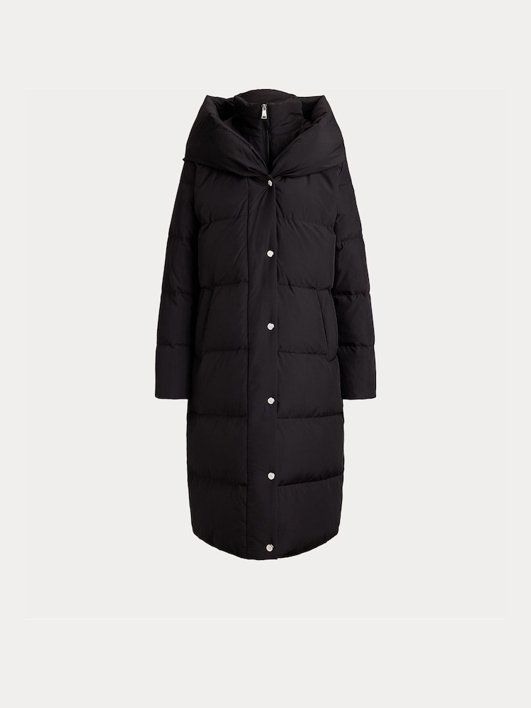 Lauren Ralph Lauren Double Layer Shawl Collar Long Padded Coat - Bild 7 av 7