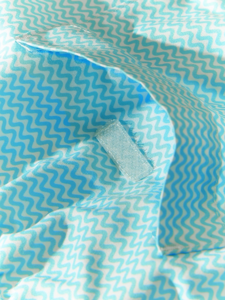 Aqua/White Mini Wave Printed Swim Shorts - Image 12 of 12