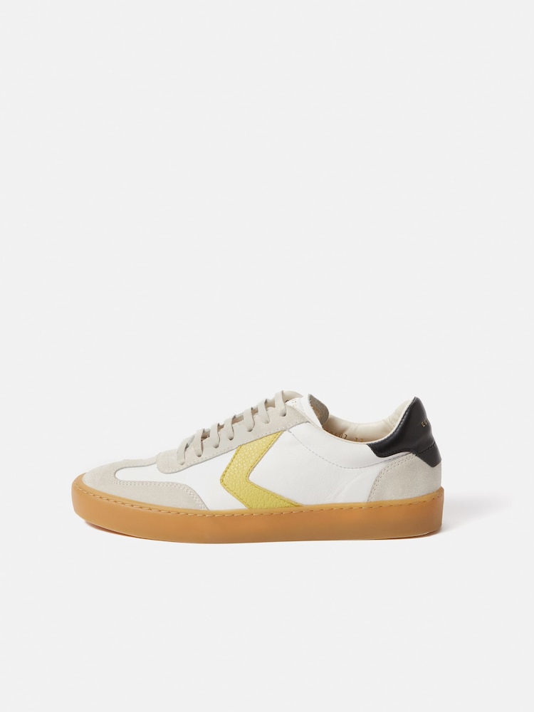 Jigsaw White Portland Vintage Sneakers - Image 1 of 7